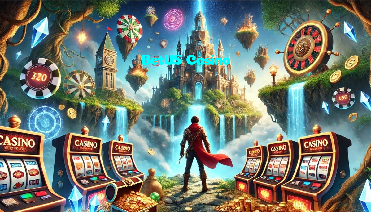 BetUS Casino casino presented on mobile device in Pakistan with slots and live games